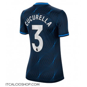 Chelsea Marc Cucurella #3 Seconda Maglia Femmina 2023-24 Manica Corta